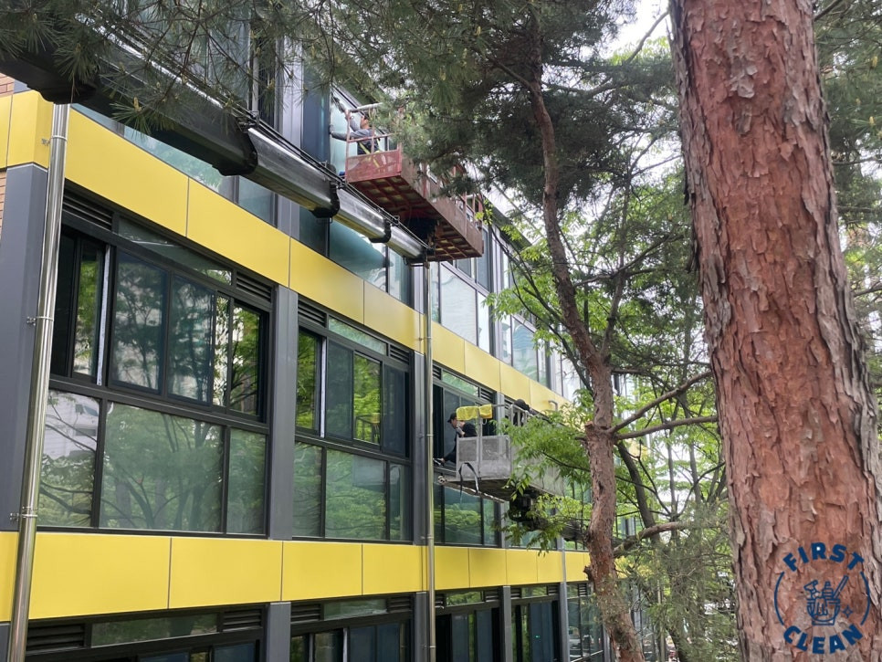 외부유리창청소